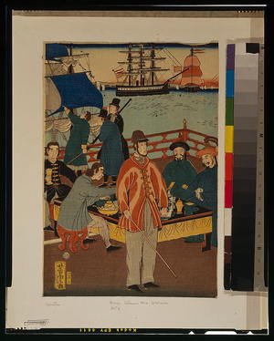 Utagawa Yoshitora: People of five nations - Sunday. - Library of Congress
