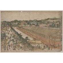 Utagawa Toyoharu: View of Sanjūsangendō in Kyōto. - Library of Congress