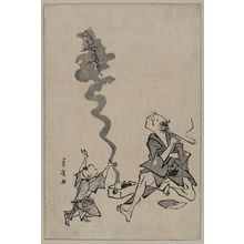 歌川豊広: Toba-e correspondence of a Chinese sage. - アメリカ議会図書館