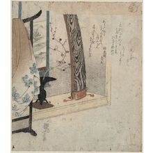 Utagawa Kuniyoshi: Koto and robe stand. - Library of Congress