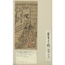 Torii: The actor Arashi Hinaji in the role of Jōruri Gozen. - アメリカ議会図書館