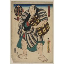 歌川豊国: The wrestler Arakuma of the East Side. - アメリカ議会図書館