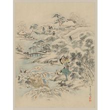 Unknown: [Jūichidanme - act eleven of the Chūshingura - searching the grounds] - Library of Congress