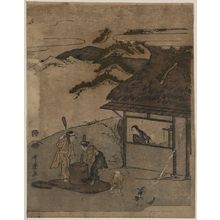 Kitagawa Utamaro: Tama River in Chōfu. - Library of Congress