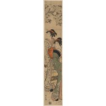 Torii Kiyonaga: Two beauties under a cherry tree. - Library of Congress