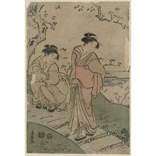 Torii Kiyonaga: Cherry blossom viewing. - Library of Congress