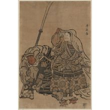 Torii Kiyonaga: Benkei and Ushiwakamaru. - Library of Congress