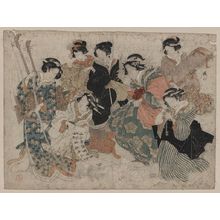 Kubo Shunman: Parody of the seven sages of the bamboo grove. - Library of Congress