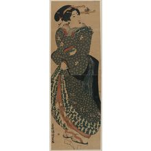 Utagawa Toyokuni (Utagawa Toyokuni)による浮世絵「The geisha Tomimoto.」