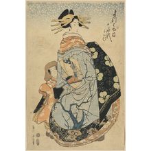 菊川英山: The courtesan Yachiyo of Matsuba-ya. - アメリカ議会図書館