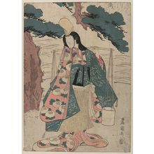 Utagawa Toyokuni I: The actor Segawa Roko in the role of Matsukaze. - Library of Congress