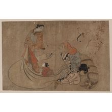 Okumura Masanobu: Daikoku and courtesan. - Library of Congress