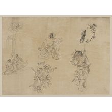 Unknown: [Vignettes of supernatural beings and mythical events possibly related to Japanese theater] - Library of Congress