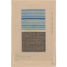 Unknown: [Ra (Usumono gauze weave)] [Sha gauze weave with stripes]. - Library of Congress