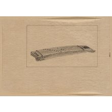無款: [A koto or Japanese zither] - アメリカ議会図書館