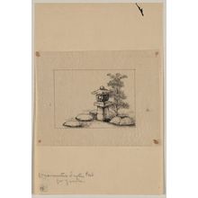 Unknown: Ornamental lantern post for garden - Library of Congress