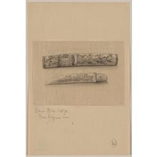 Unknown: [Knife or short sword with sheaf] - Library of Congress