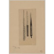Unknown: [Three letter openers or knives] - Library of Congress