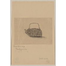 Unknown: [Metal teapot with floral designs] - Library of Congress