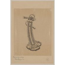 Unknown: [Unknown object with open-work base, ornamental shaft, and cord(?)] - Library of Congress