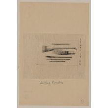 Unknown: Writing brushes - Library of Congress