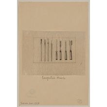 Unknown: Carpenter's chisels - Library of Congress