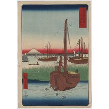 Utagawa Hiroshige: Offing of Tsukuda in the eastern capital. - Library of Congress