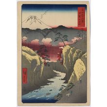 Utagawa Hiroshige: Inume Pass in Kai Province. - Library of Congress