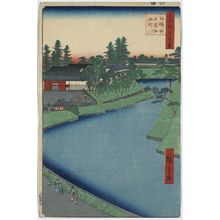 歌川広重: Benkei Moat from Soto-Sakurada to Kojimachi. - アメリカ議会図書館