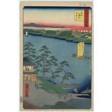 歌川広重: Niishuku Ferry. - アメリカ議会図書館