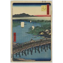 Utagawa Hiroshige: Senju great bridge. - Library of Congress