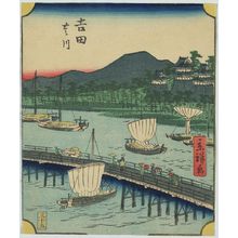 Utagawa Hiroshige: Yoshida - Library of Congress