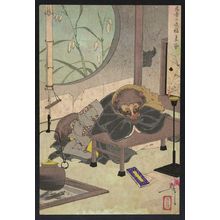 Tsukioka Yoshitoshi: The clothes changing tea pot. - Library of Congress