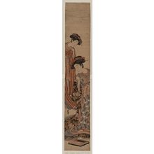 磯田湖龍齋: A courtesan and her apprentice (Shinzo). - アメリカ議会図書館