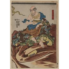 Utagawa Kuniyoshi: Actor in the role of Nakasaina Sonja. - Library of Congress