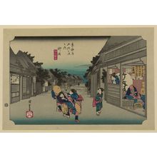 Ando Hiroshige, 歌川広重 (Andō Hiroshige)による浮世絵「Goyu」