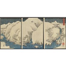 Utagawa Hiroshige: Mountains and rivers on the Kiso Road. - Library of Congress
