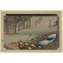 Ando Hiroshige, 歌川広重 (Andō Hiroshige)による浮世絵「Tsuchiyama」