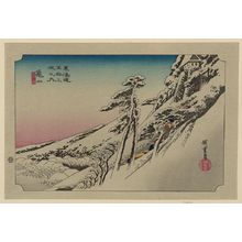 Utagawa Hiroshige: Kameyama - Library of Congress