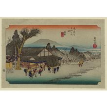 Utagawa Hiroshige: Ishibe - Library of Congress
