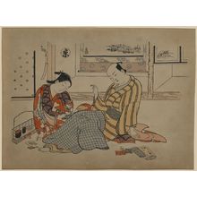 Japanese Print "Kyoto." by Okumura Masanobu, 奥村政信 (Okumura Masanobu)