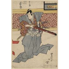 歌川豊国: The actor Seki Sanjūrō in the role of Izumi no Saburō. - アメリカ議会図書館