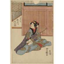 Utagawa Toyokuni I: The actor Ichikawa Monnosuke in the role of Yao-ya Oshichi. - Library of Congress