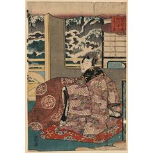 Utagawa Toyokuni I: An eastern view of purple-tinted Edomurasaki. - Library of Congress