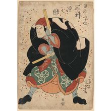 Utagawa Kuniyoshi: The actor Mimasu Gennosuke in the role of Naniwa Jirosaku. - Library of Congress