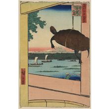 Utagawa Hiroshige: Mannen Bridge, Fukagawa district. - Library of Congress