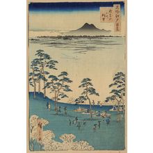 Utagawa Hiroshige: View to the north from Asukayama. - Library of Congress
