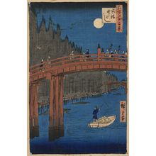 Utagawa Hiroshige: Bamboo yards, Kyobashi. - Library of Congress