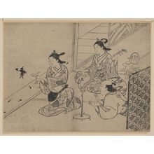 Nishikawa Sukenobu: Shadow puppets. - Library of Congress