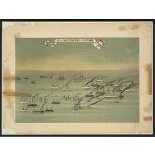 Unknown: [A flotilla of steamships sailing under the flags of several nations] - Library of Congress